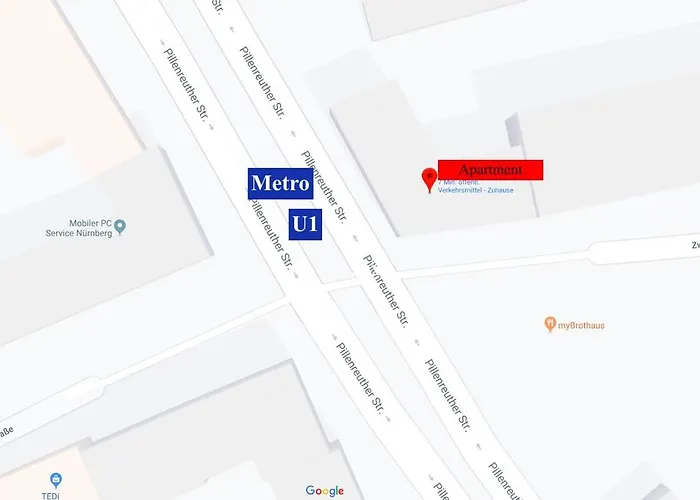 Apartment, Messe 5 Min., City 3 Min., Wifi